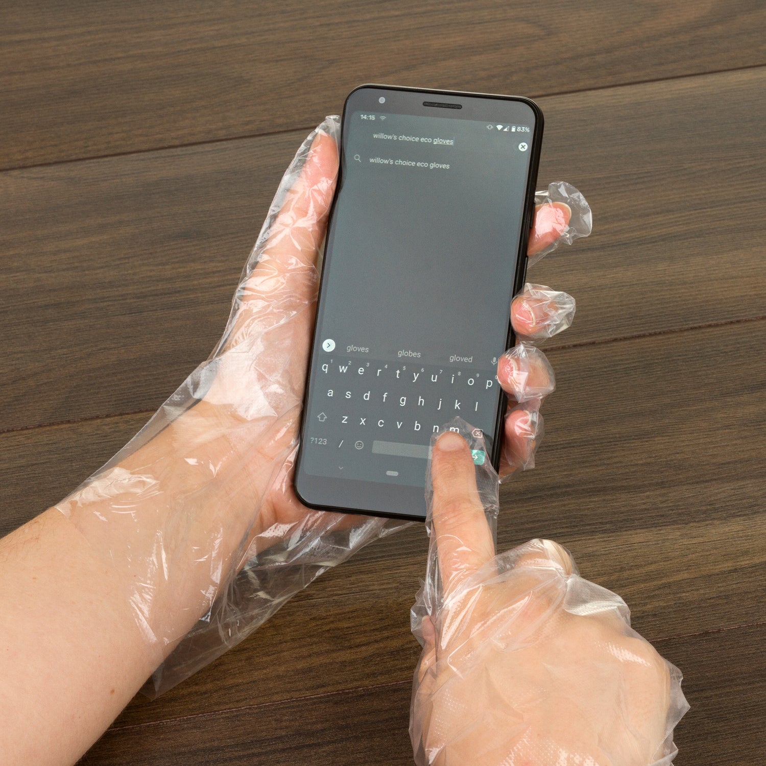 Eco Food Gloves | Made from Sugarcane Plant Based Material | Vegan, Recyclable, BPA Free (100pcs, Small Size)